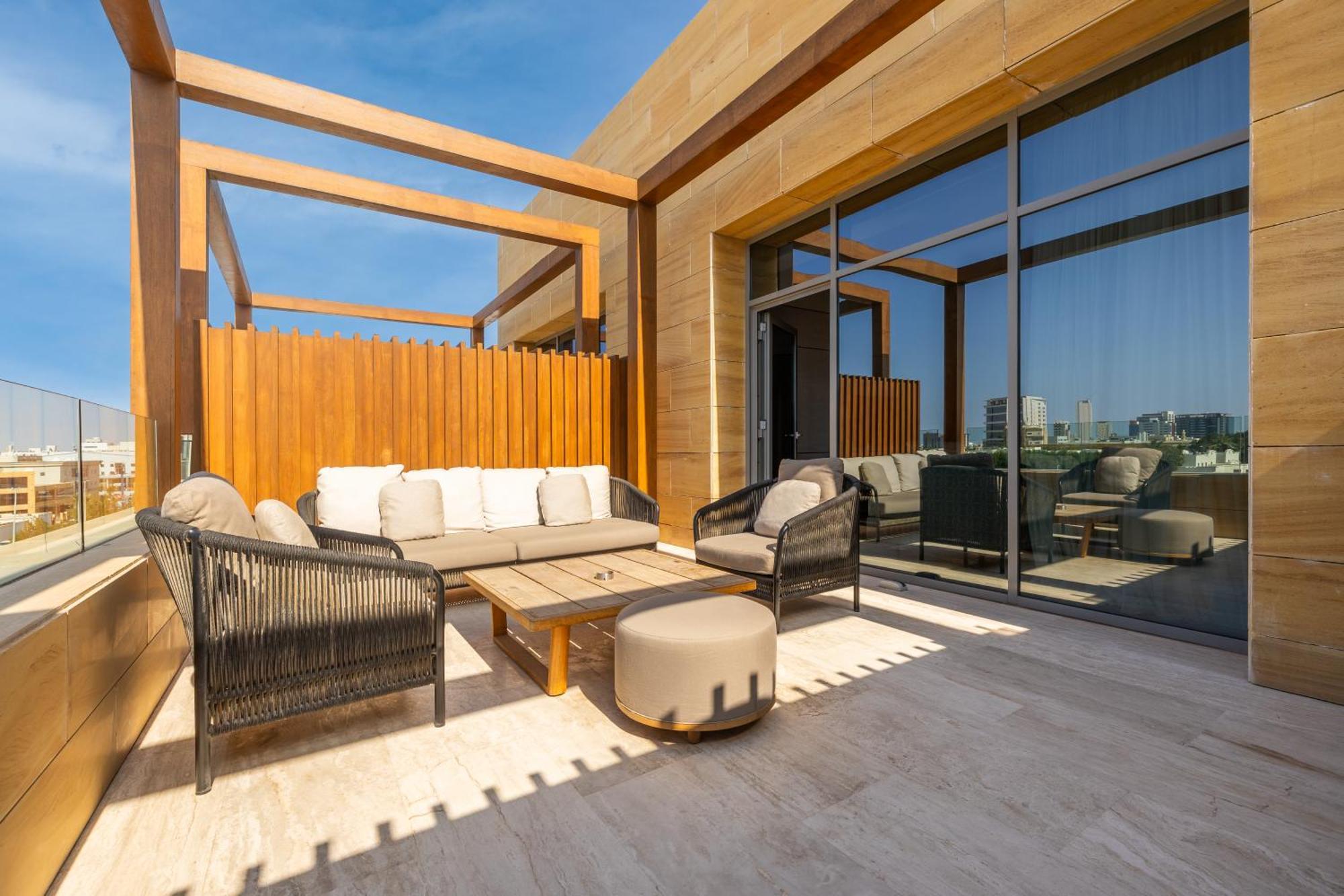 Shirvan Hotel City Yard Cidde Dış mekan fotoğraf The Terrace